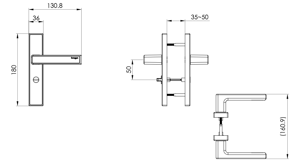 Swing Door Lock Bl-9738 Li, Door And Window Accessories Suppliers, Door 